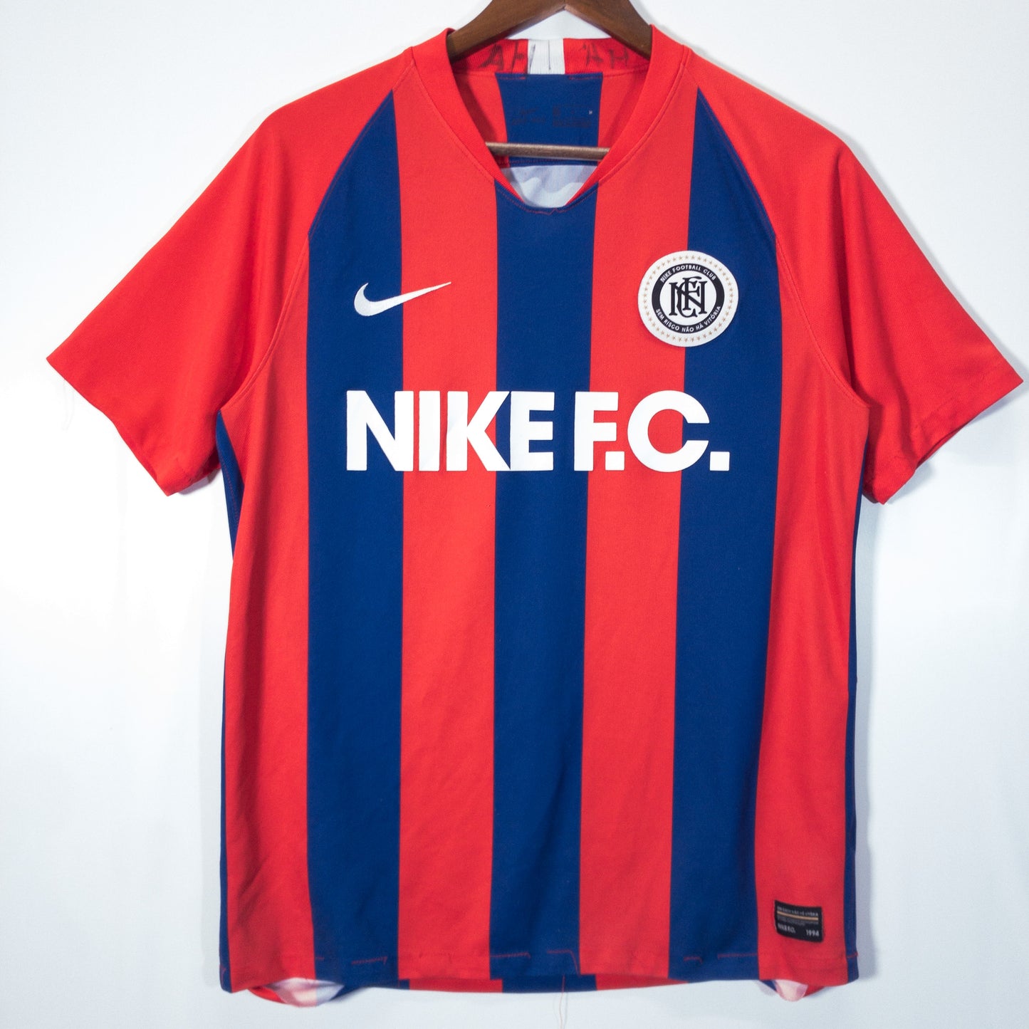 サッカーユニフォーム M レッド ブルー NIKE F.C. ロゴプリント Nike/ナイキ
