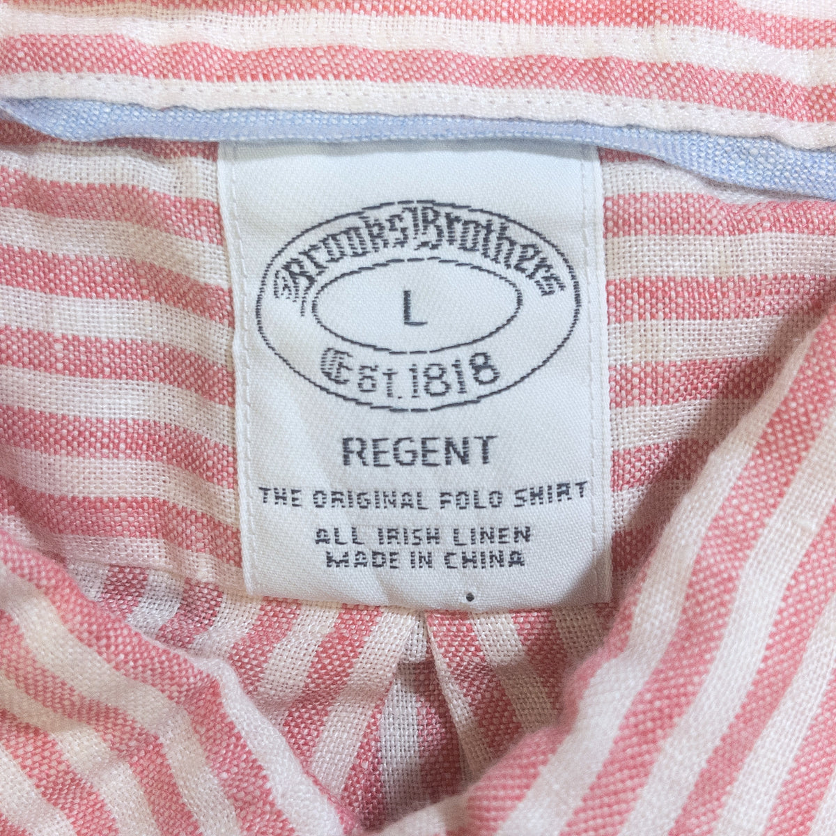 [メンズM] 00年代 Brooks Brothers/ブルックスブラザーズ リネン ストライプ REGENT