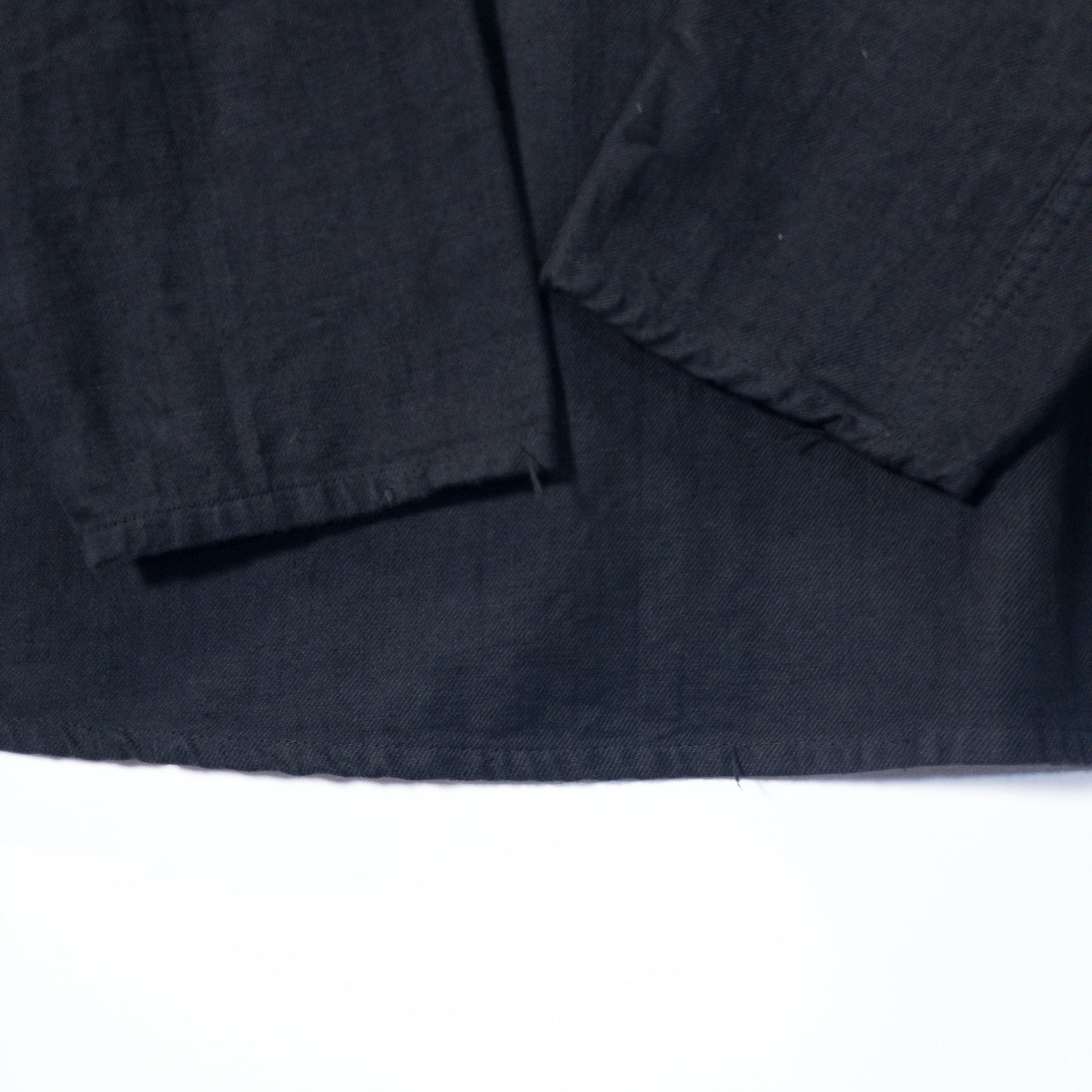 [メンズL] 80年代 長袖シャツ ソ連軍 スリーピングシャツ 黒染め