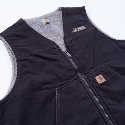 [メンズ3XL] 90〜00年代 Carhartt/カーハート ベスト ダックベスト 裏ボア