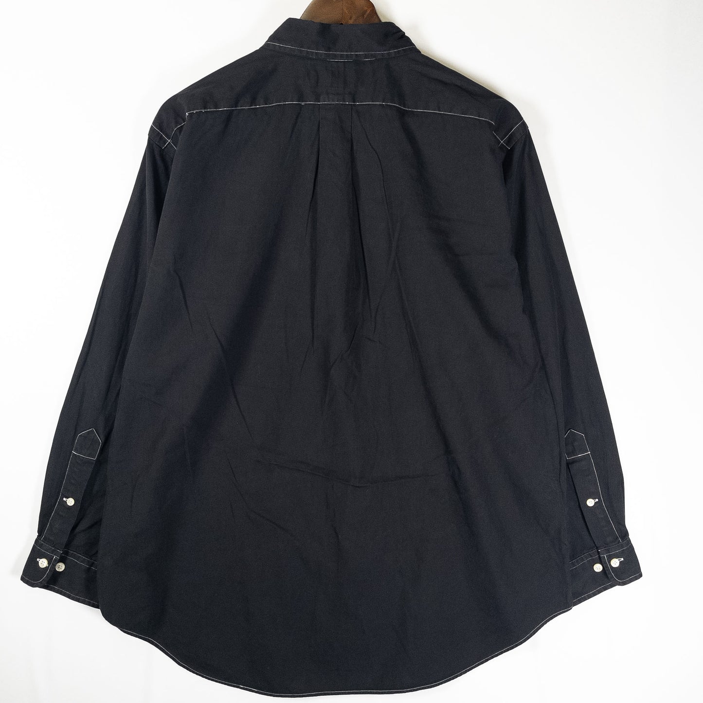 [メンズXXL] 00年代 Ralph Lauren/ラルフローレン 長袖シャツ BDシャツ 黒染め