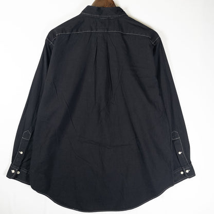[メンズXXL] 00年代 Ralph Lauren/ラルフローレン 長袖シャツ BDシャツ 黒染め