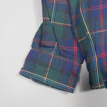 [メンズXL] 80〜90年代 L.L.Bean/エルエルビーン ネルシャツ タータンチェック ボタンダウン USA製