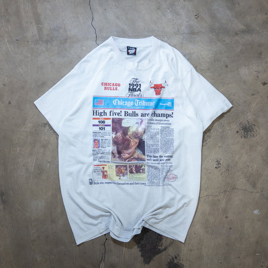 [メンズM] 90年代 Screen Stars/スクリーンスターズ Tシャツ NBA シカゴブルズ チームTシャツ