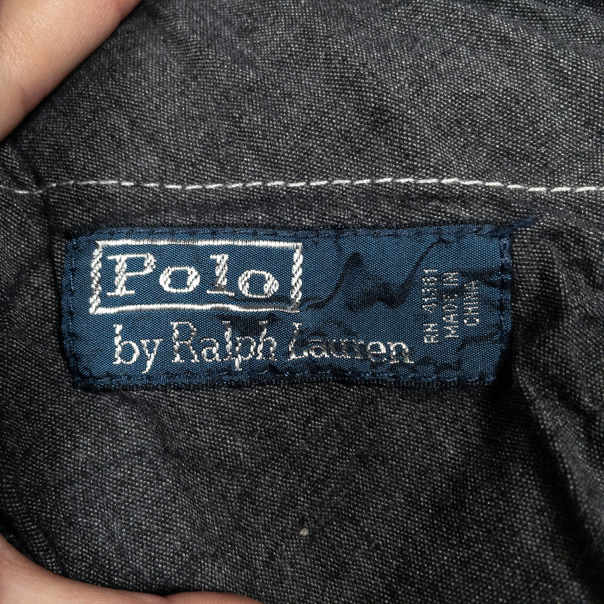 [メンズW31] 90〜00年代 Polo by Ralph Lauren/ポロバイラルフローレン チノパン リネンパンツ 黒染め
