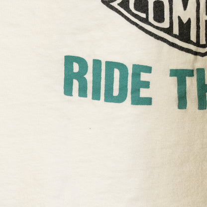 [メンズM] 80年代 Harley-Davidson/ハーレーダビッドソン Tシャツ RIDE THE HOG