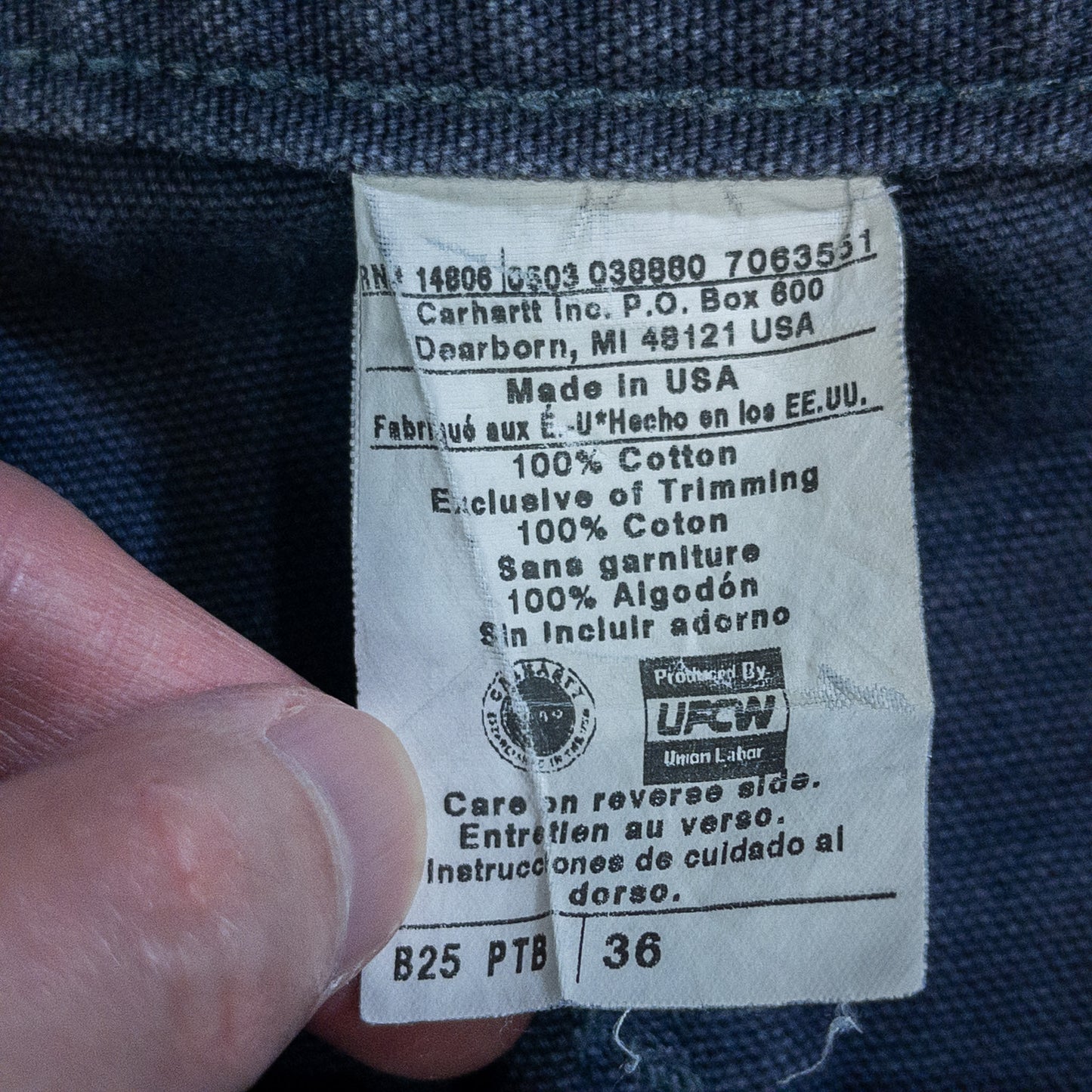 [メンズW35] 90年代 Carhartt/カーハート ショートパンツ ワークショーツ USA製 ダック地
