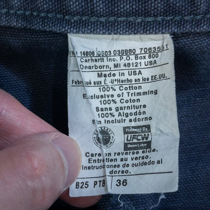 [メンズW35] 90年代 Carhartt/カーハート ショートパンツ ワークショーツ USA製 ダック地