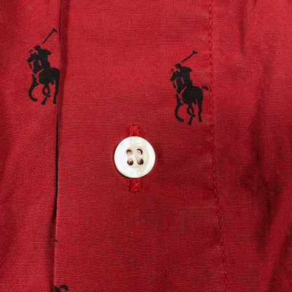 [メンズW36] 90〜00年代 Polo Ralph Lauren/ポロラルフローレン イージーパンツ ポニー総柄 パジャマパンツ