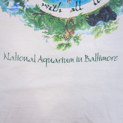 [メンズXL] 90年代 AMERICAN NATIONAL Tシャツ アートT