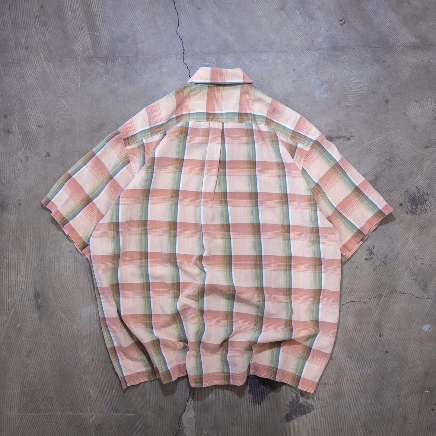 [メンズXXL] Tommy Bahama/トミーバハマ 半袖シャツ チェック 開襟