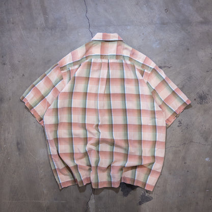 [メンズXXL] Tommy Bahama/トミーバハマ 半袖シャツ チェック 開襟