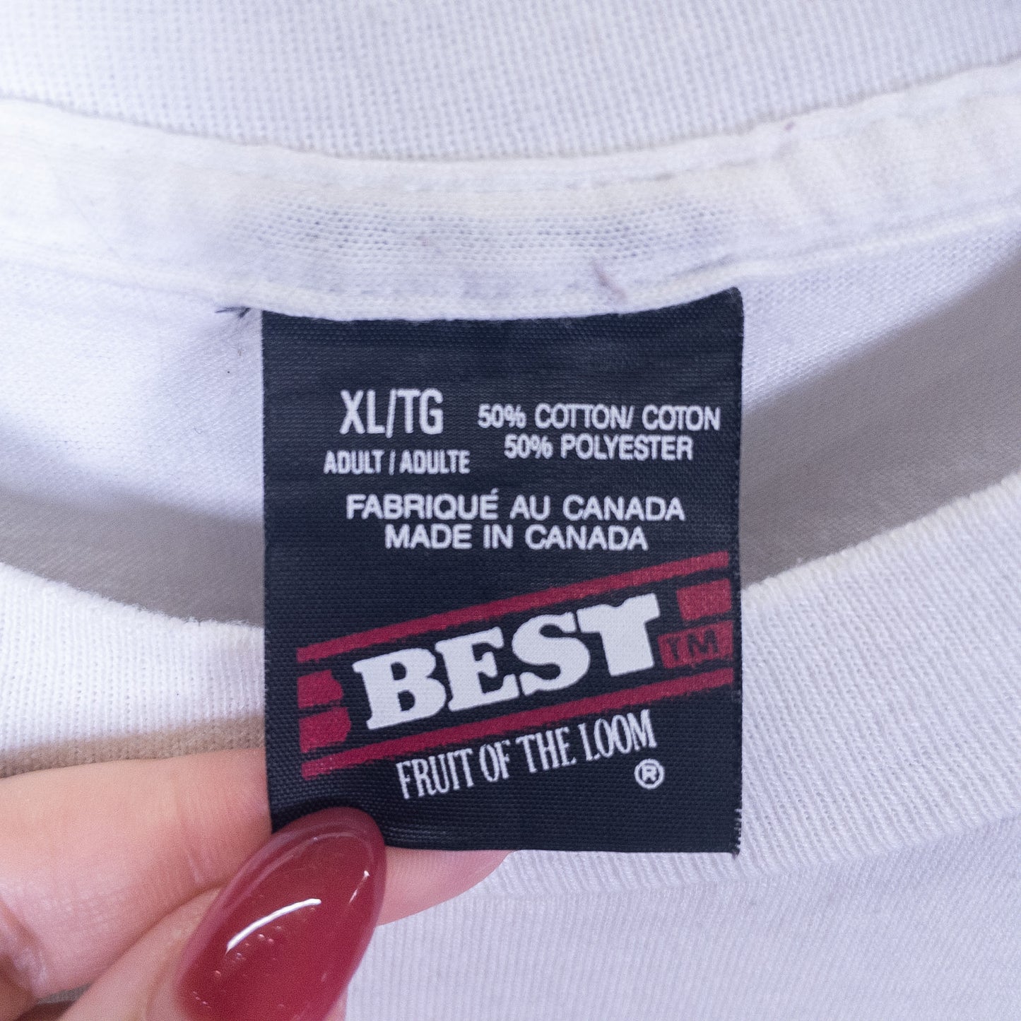 [メンズXL] 90年代 Fruit of the Loom/フルーツオブザルーム Tシャツ 企業T アイスクリーム USA製