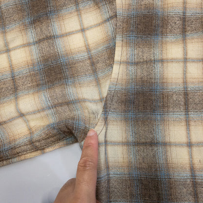 [メンズS] 70〜80年代 PENDLETON/ペンドルトン 長袖シャツ オンブレチェック ウールシャツ