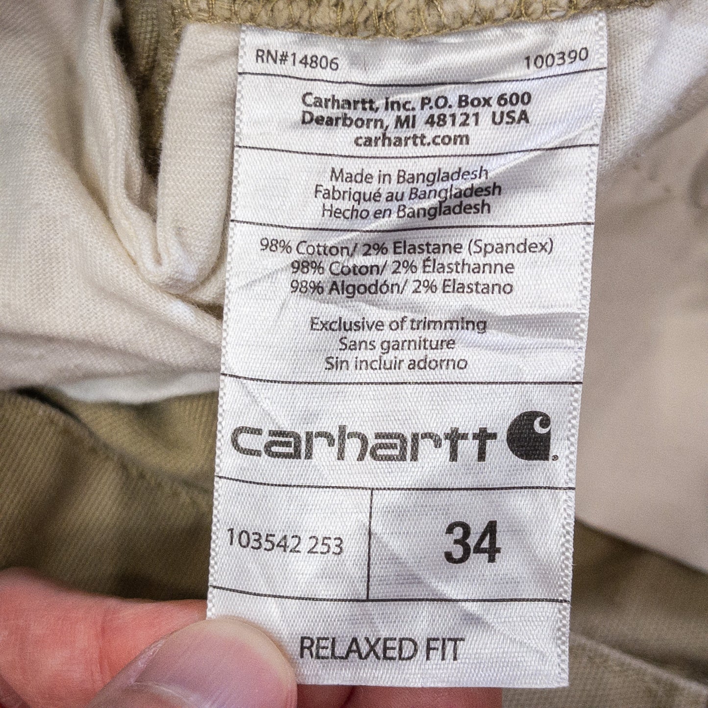 [メンズW33] 00年代 Carhartt/カーハート ショートパンツ ワークショーツ カーゴショーツ