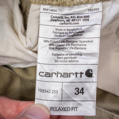 [メンズW33] 00年代 Carhartt/カーハート ショートパンツ ワークショーツ カーゴショーツ