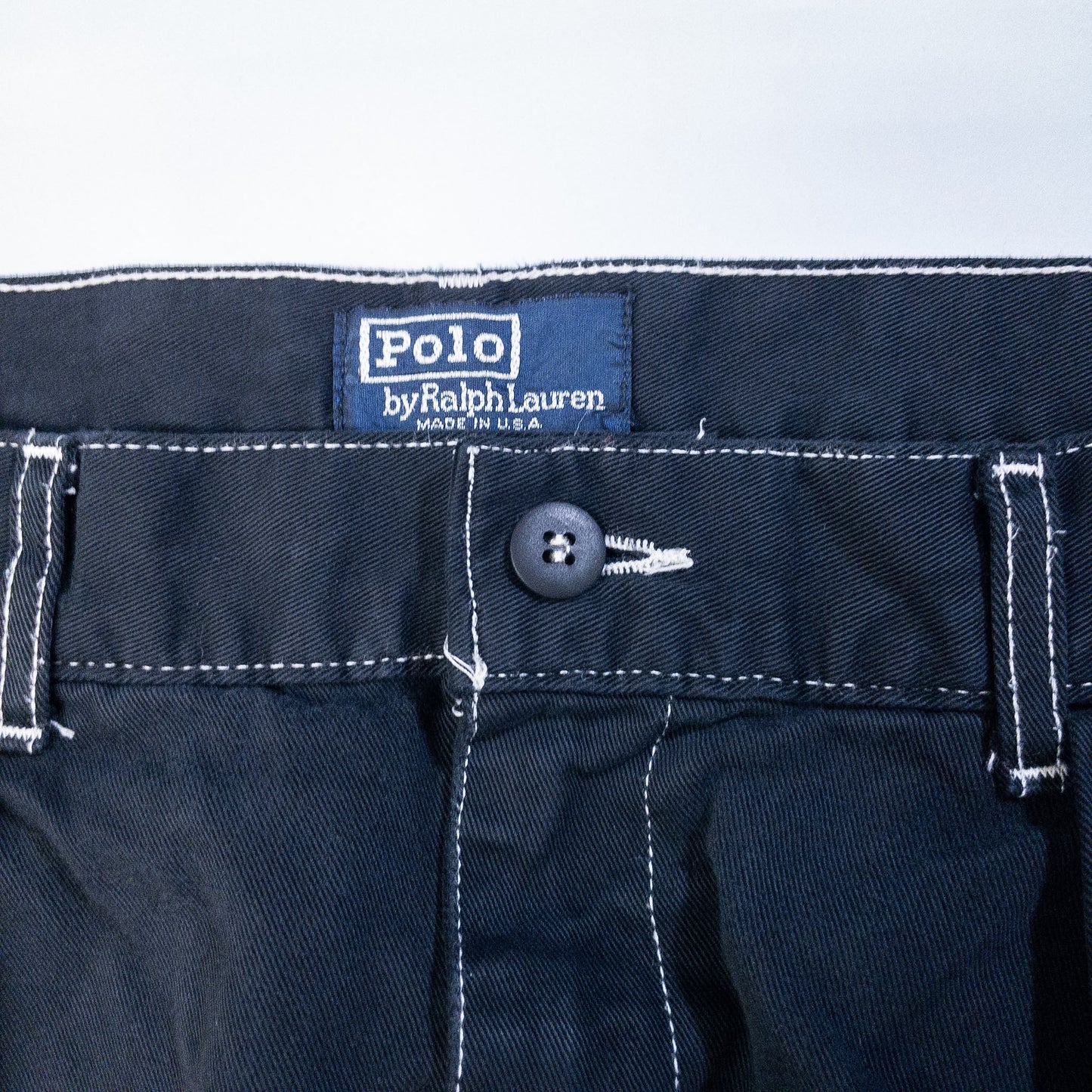 [メンズW28] 90年代 Polo by Ralph Lauren/ポロバイラルフローレン チノパン USA製 黒染め