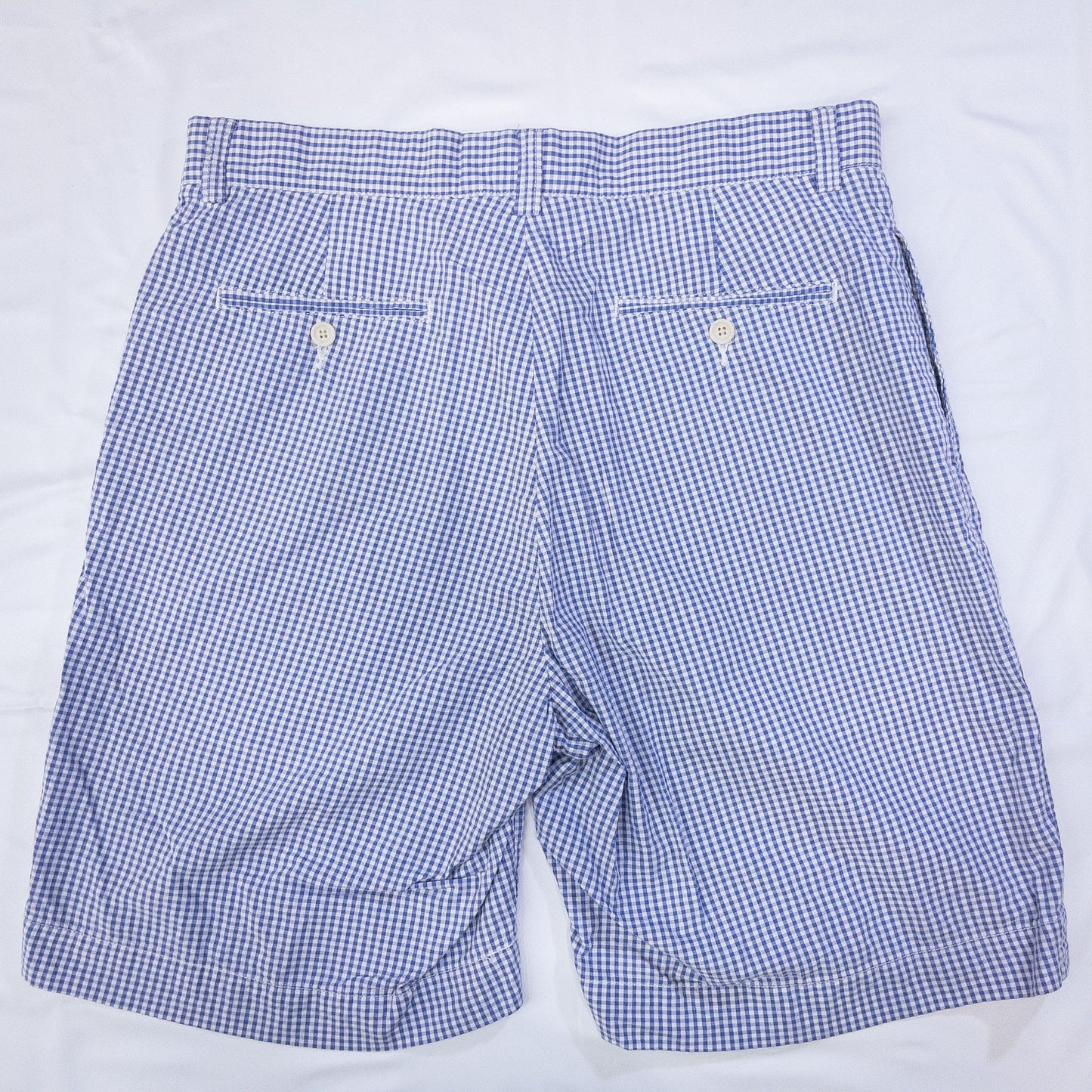 ショーツ W33 ブルー ギンガムチェック Polo By Ralph Lauren/ポロバイラルフローレン