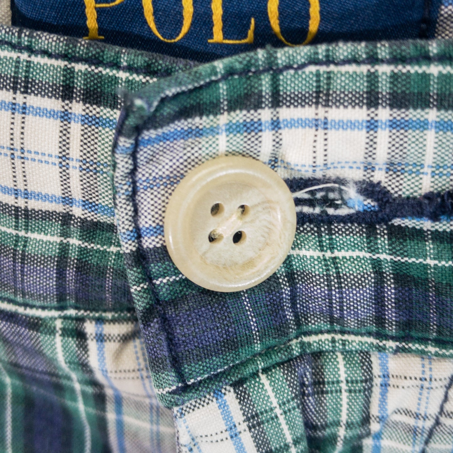 [メンズW33] 00年代 Polo Ralph Lauren/ポロラルフローレン ショートパンツ チェック