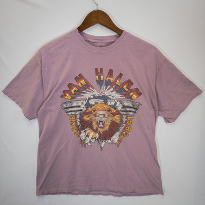 Van Halen バンド Tシャツ M ピンク バンドプリント Van Halen/ヴァン・ヘイレン