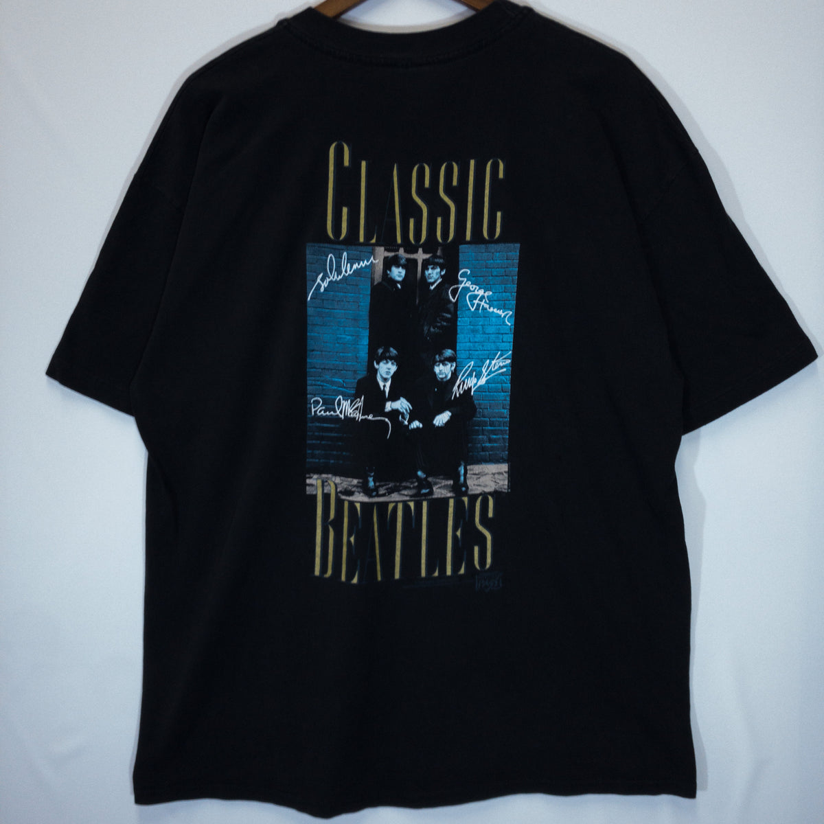 [メンズXL] 90年代 Hanes/ヘインズ Tシャツ The Beatles ビートルズ バンドT/バンT