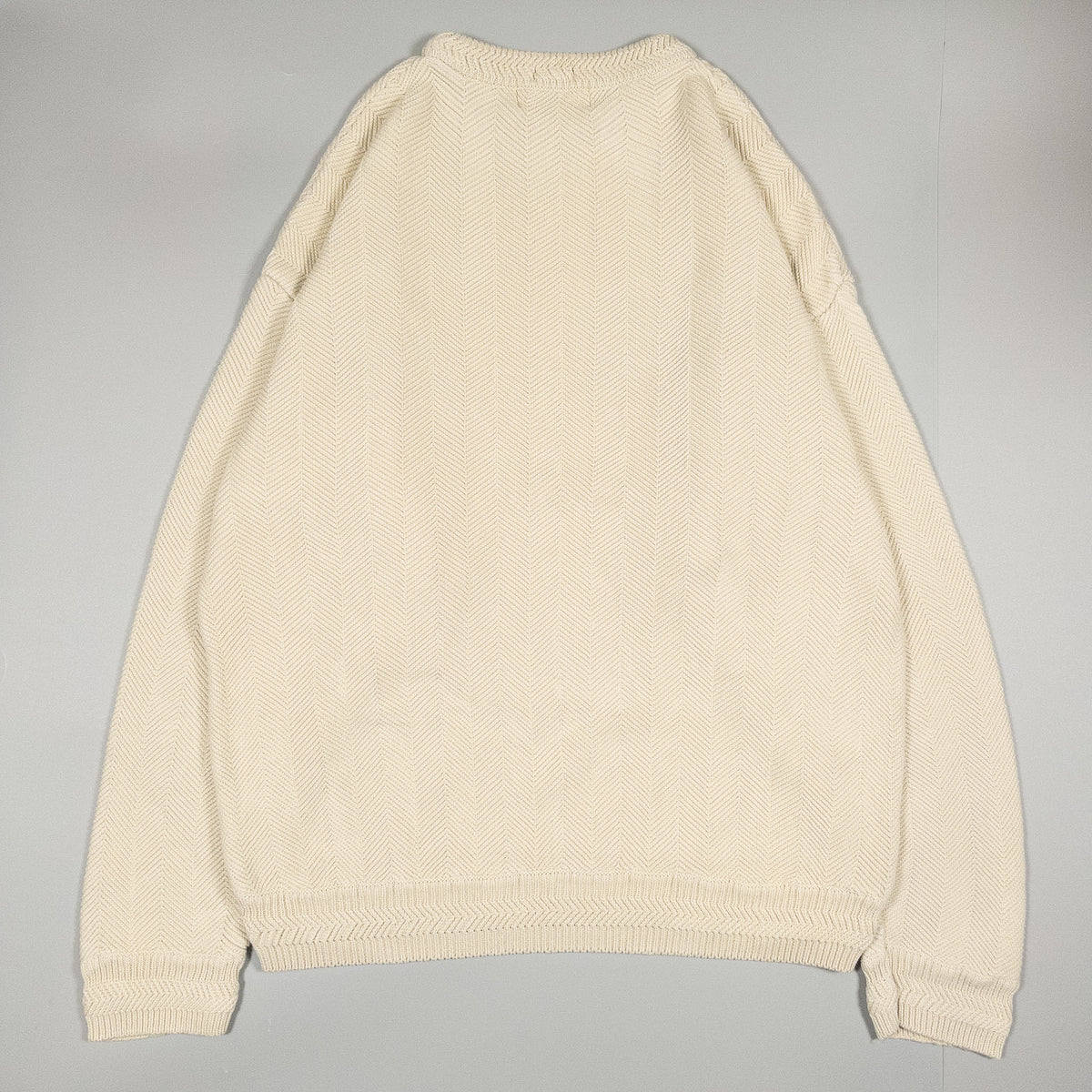 [メンズXL] 90年代 CHAPS RALPH LAUREN/チャップスラルフローレン ニット セーター ヘリンボーン コットンニット