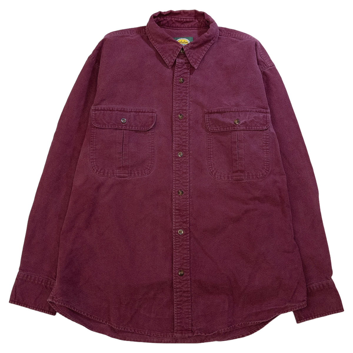 [メンズL] 90〜00年代 Cabela's/カベラス ネルシャツ シャモアクロスシャツ