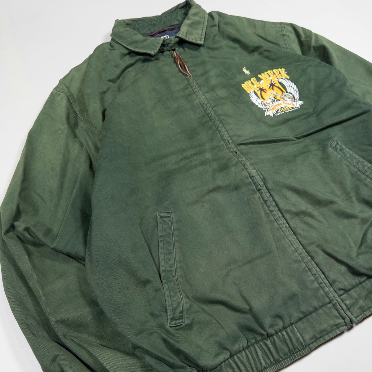 [メンズXL] 00年代 Polo by Ralph Lauren/ポロバイラルフローレン スイングトップ BIKE WEEK スポーツジャケット