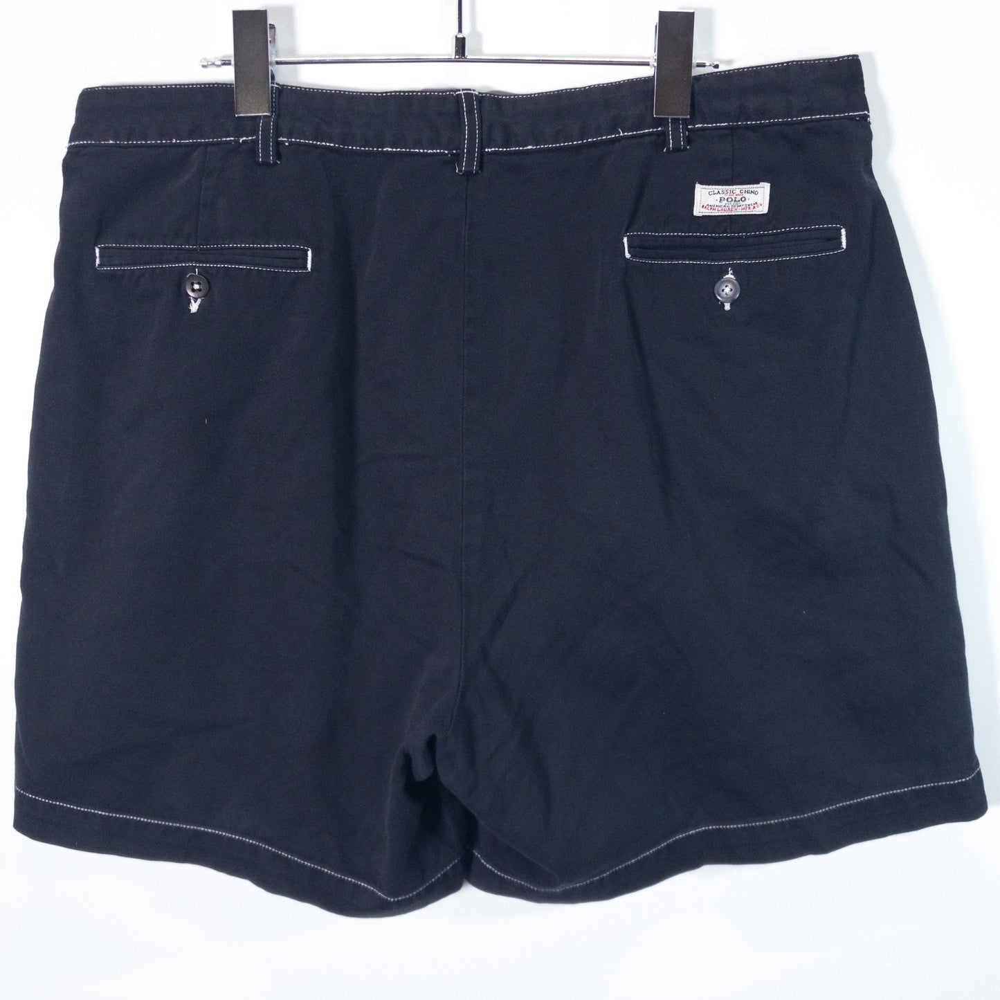 [メンズW35] 00年代 Polo Ralph Lauren/ポロラルフローレン ショートパンツ ANDREW PANT 黒染め