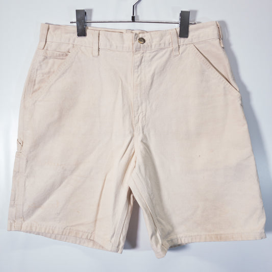 ペインターショーツ W34 ホワイト ダック地 Carhartt/カーハート