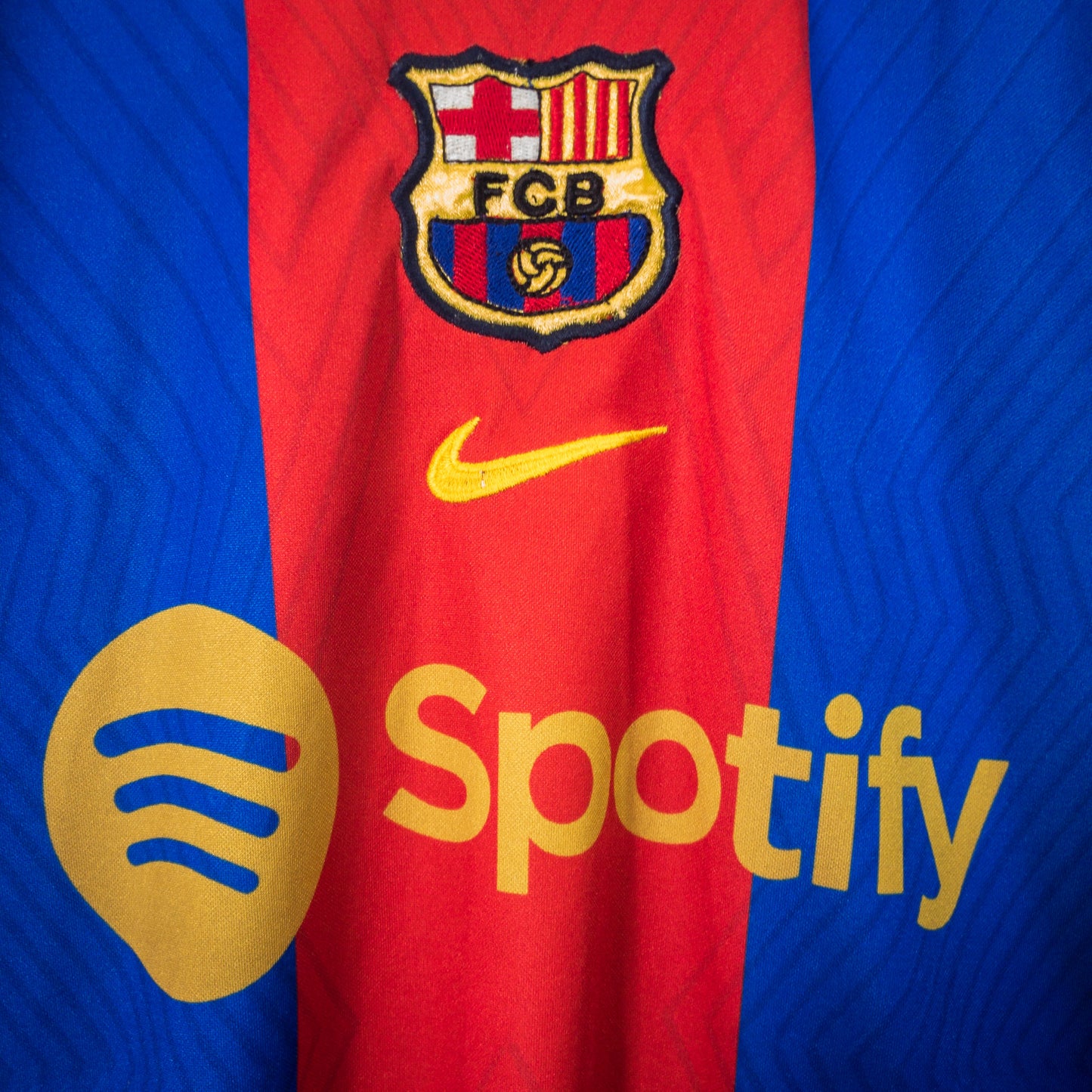 [メンズM] 00年代 Nike/ナイキ 半袖シャツ ゲームシャツ サッカーユニフォーム バルセロナ