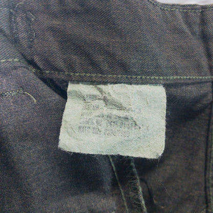 [メンズW37] 00年代 ワークパンツ BDU ミリタリーパンツ 黒染め