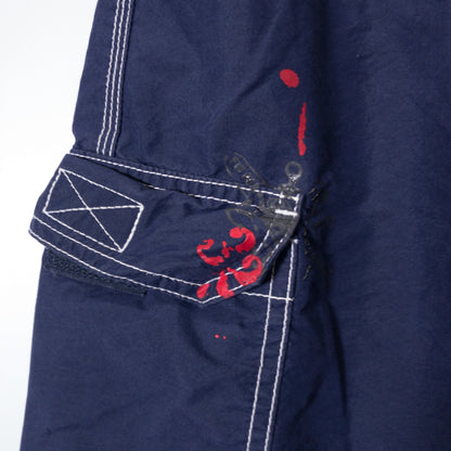[メンズW35] 00〜10年代 Polo Ralph Lauren/ポロラルフローレン ショートパンツ ナイロンショーツ ロゴ刺繍