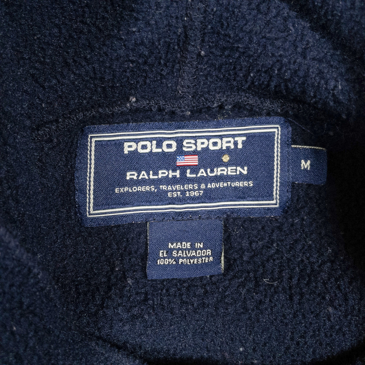 [メンズM] 90〜00年代 POLO SPORT RALPH LAUREN/ポロスポーツラルフローレン パーカー フリース プルオーバー