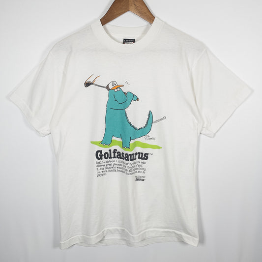 [メンズS] 80〜90年代 Screen Stars/スクリーンスターズ Tシャツ アートT Saurus