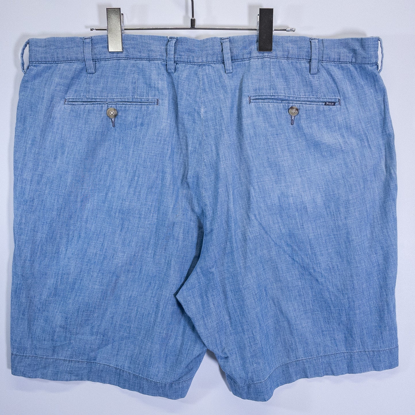 [メンズW40] 00〜10年代 Polo Ralph Lauren/ポロラルフローレン ショートパンツ ショーツ シャンブレー素材