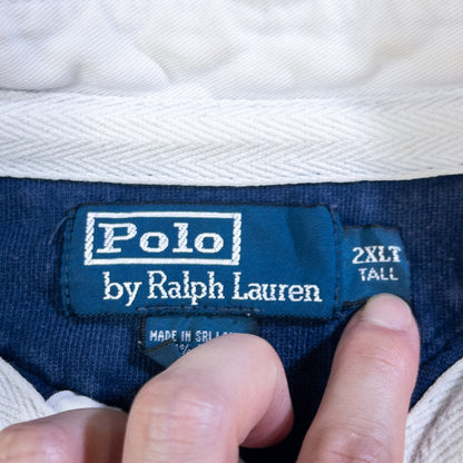 [メンズXXL] 90〜00年代 Polo by Ralph Lauren/ポロバイラルフローレン 長袖シャツ ラガーシャツ