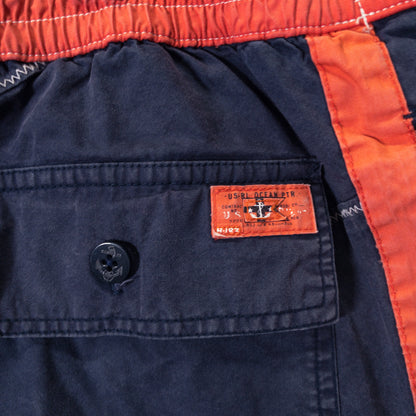 [メンズW39] 00〜10年代 Polo Ralph Lauren/ポロラルフローレン ショートパンツ スイムショーツ 刺繍ロゴ ポケット