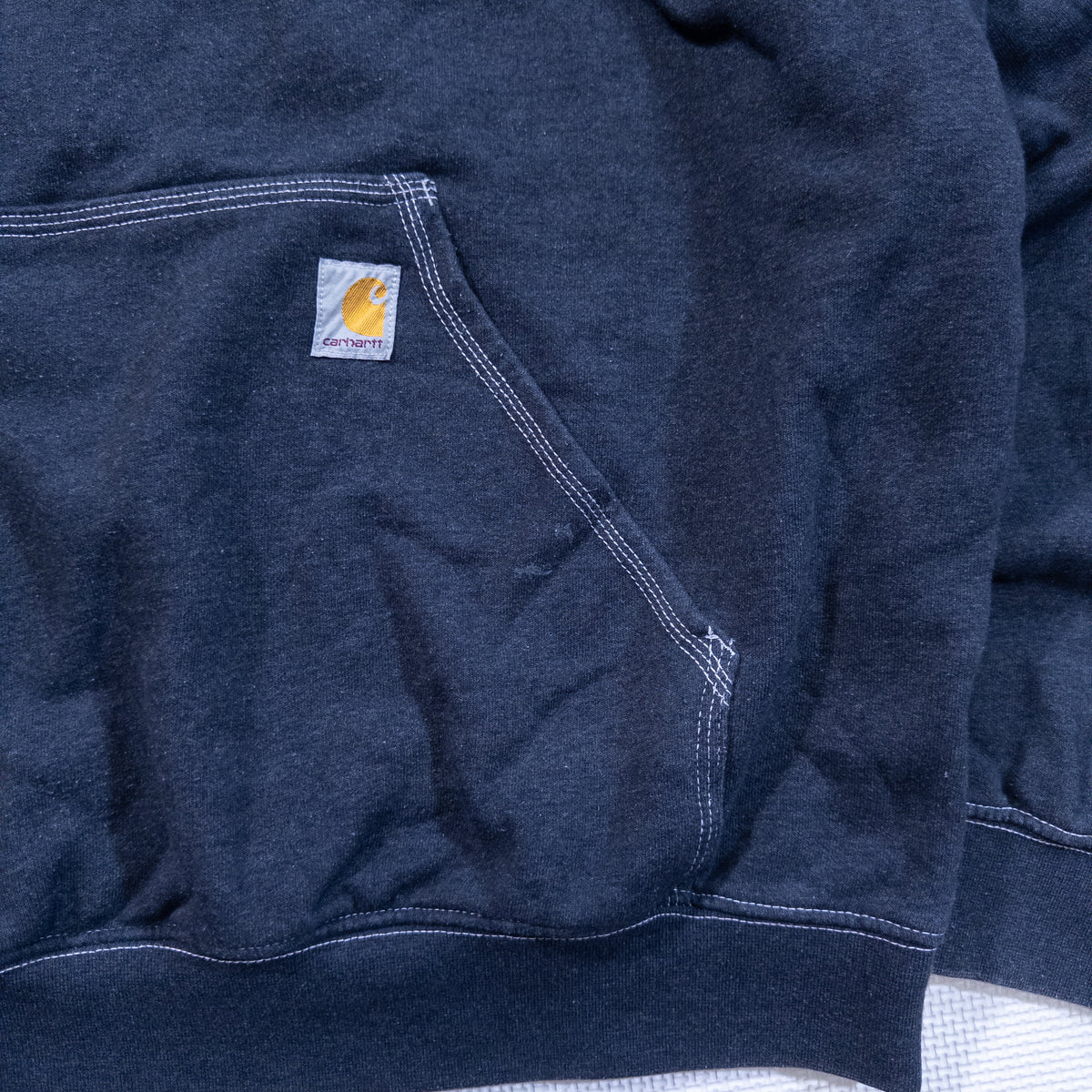 [メンズXXL] 00年代 Carhartt/カーハート パーカー 後染め