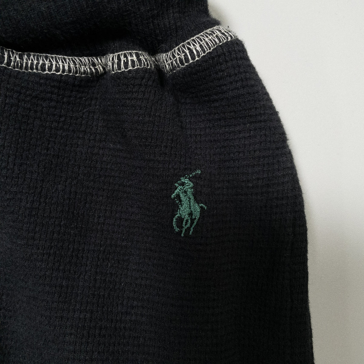 [メンズW25] 90〜00年代 Polo Ralph Lauren/ポロラルフローレン イージーパンツ スリーピングパンツ パジャマパンツ 黒染め