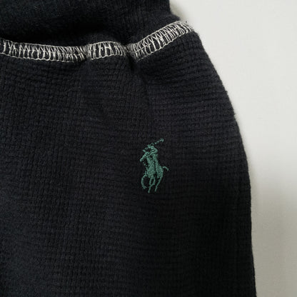 [メンズW25] 90〜00年代 Polo Ralph Lauren/ポロラルフローレン イージーパンツ スリーピングパンツ パジャマパンツ 黒染め