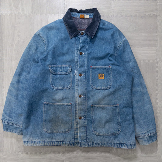 70s 80s BIGBEN by Wrangler ビッグベンバイラングラー デニムカバーオール デニムジャケット アウター メンズXL相当 USA製