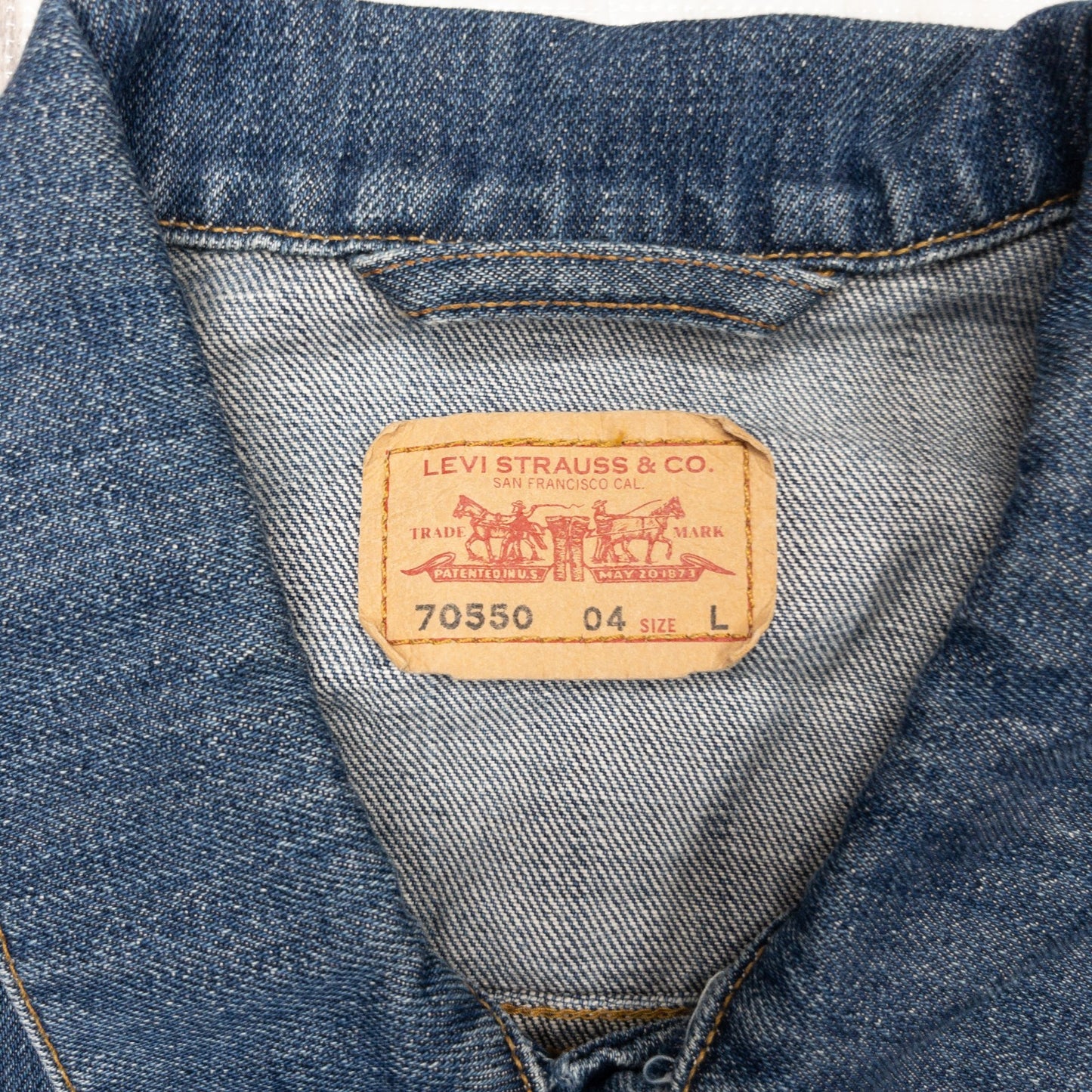 00s Levi’s リーバイス ユーロリーバイス 70550 デニムジャケット アウター メンズL トルコ製