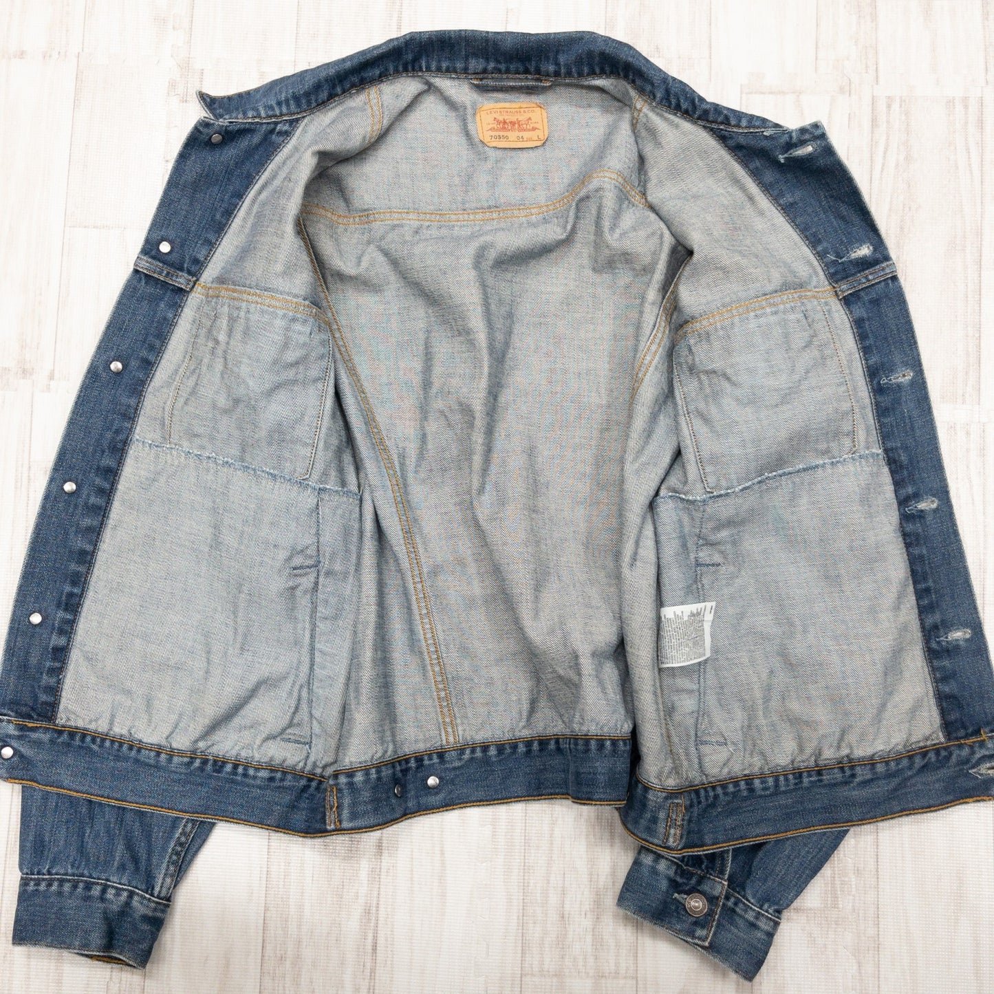 00s Levi’s リーバイス ユーロリーバイス 70550 デニムジャケット アウター メンズL トルコ製