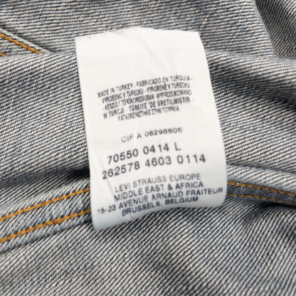 00s Levi’s リーバイス ユーロリーバイス 70550 デニムジャケット アウター メンズL トルコ製