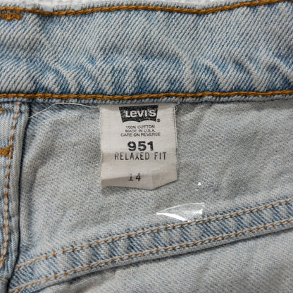 古着 90s Levi’s リーバイス オレンジタブ ハーフパンツ ショーツ パンツ メンズL相当 USA製 インディゴブルー