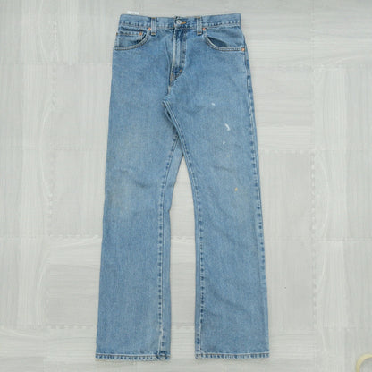 古着 00s Levi’s リーバイス517 ボタン裏4002 デニムパンツ フレアパンツ ベルボトム W32 L34 USA製 インディゴブルー