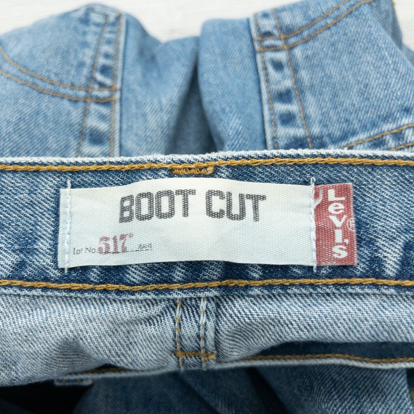 古着 00s Levi’s リーバイス517 ボタン裏4002 デニムパンツ フレアパンツ ベルボトム W32 L34 USA製 インディゴブルー