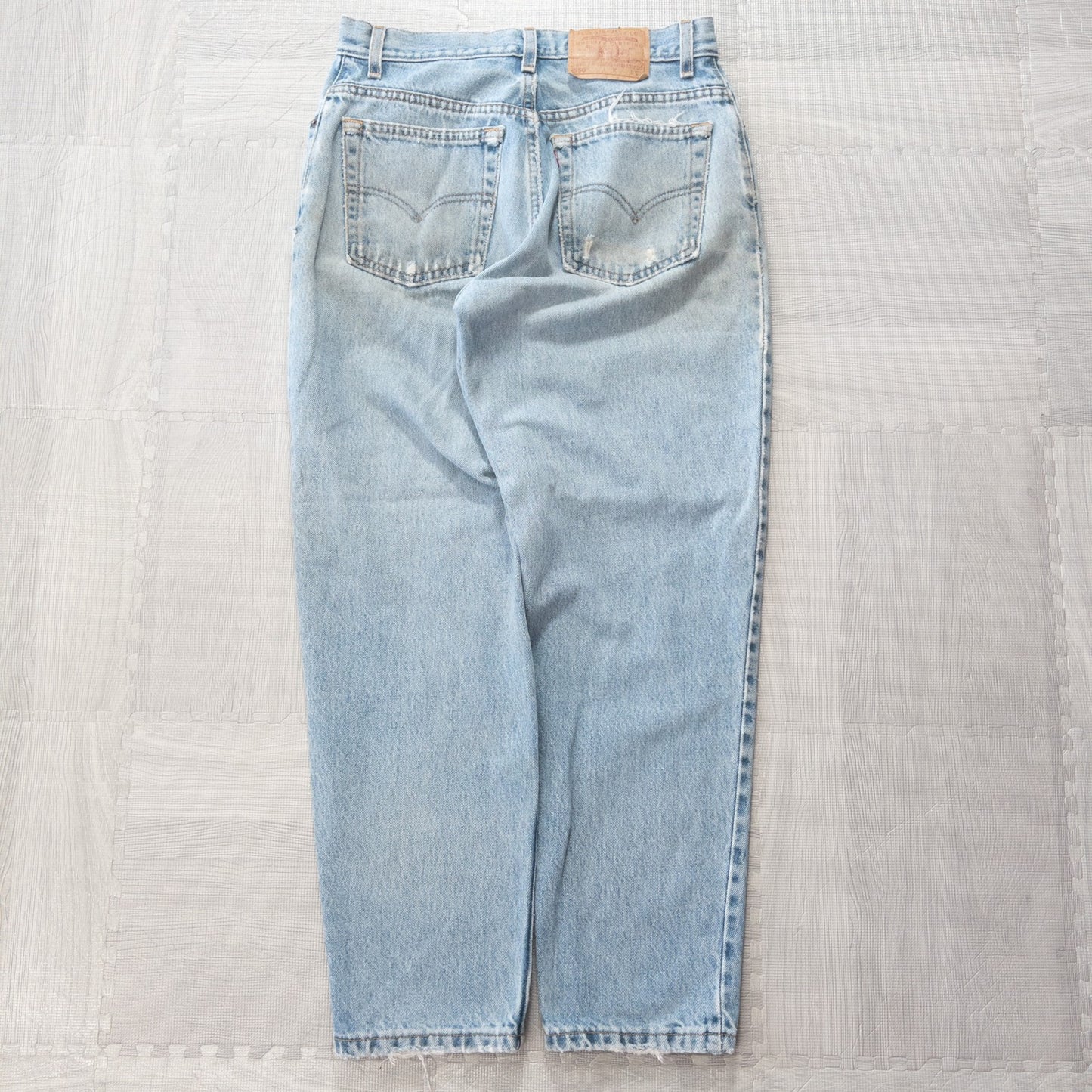 古着 Levi's リーバイス550 デニムパンツ ボトムス メンズS USA製 インディゴブルー