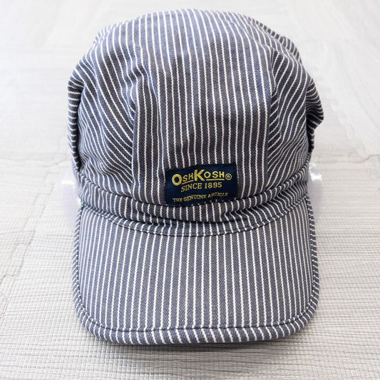 古着 90s OSHKOSH オシュコシュ ビンテージキャップ ヒッコリー USA製